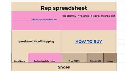 fahsion reps spreadsheet.